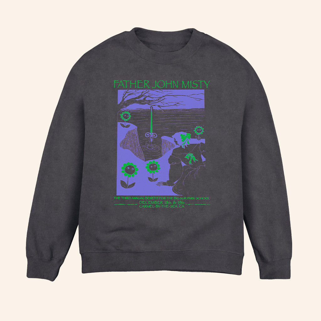 Father John Misty Merch Big Sur '25 Sweatshirt Gift Ideas For Music Lovers - Lilybirchmarket