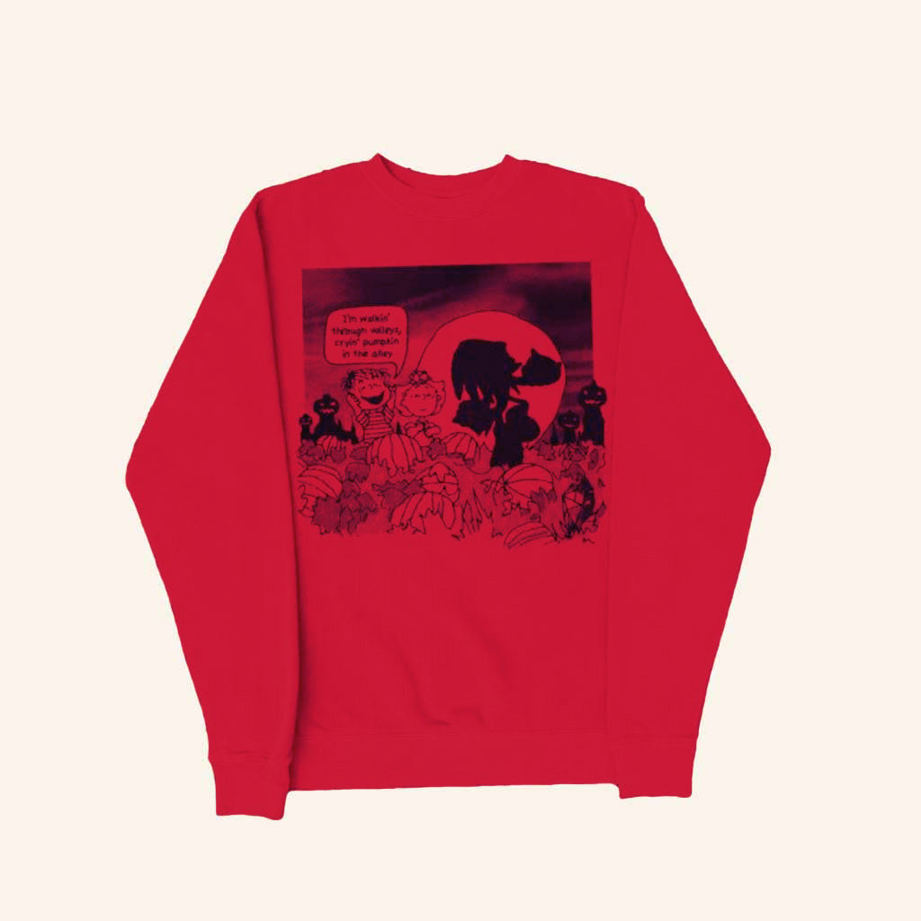 Favorite Vegetable Merch The Great Pumpkin Hill Zone Sweatshirt Gifts For Halloween - Lilybirchmarket