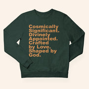 FCBCNYC Merch Cosmically Significant Sweatshirt Positive Message Clothing Christian Gifts - Lilybirchmarket