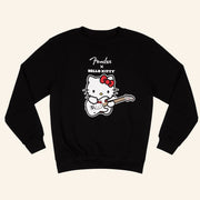 Fender Merch Fender Hello Kitty Logo Sweatshirt Christmas Gifts For Sister - Lilybirchmarket