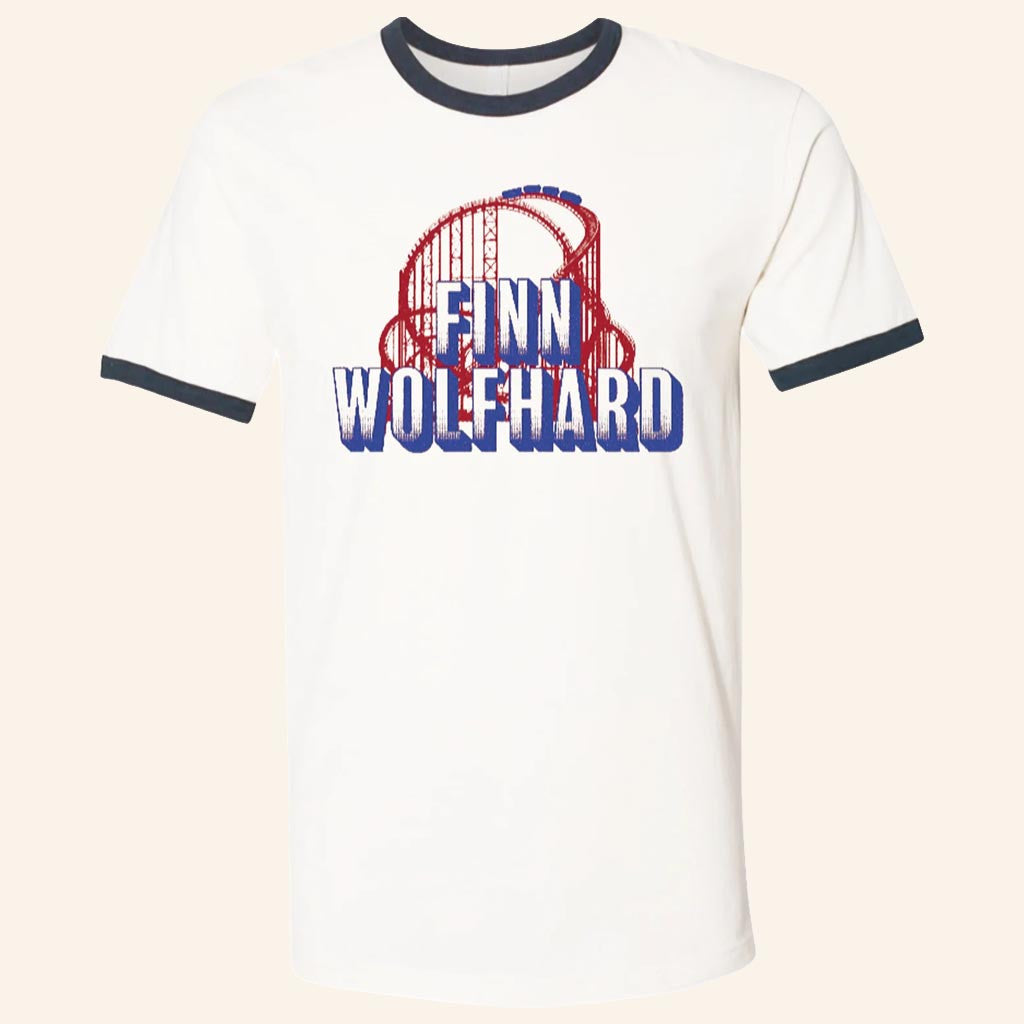 Finn Wolfhard Merch Rollercoaster Ringer T-Shirt Unique Gifts For Friends - Lily Birch Market