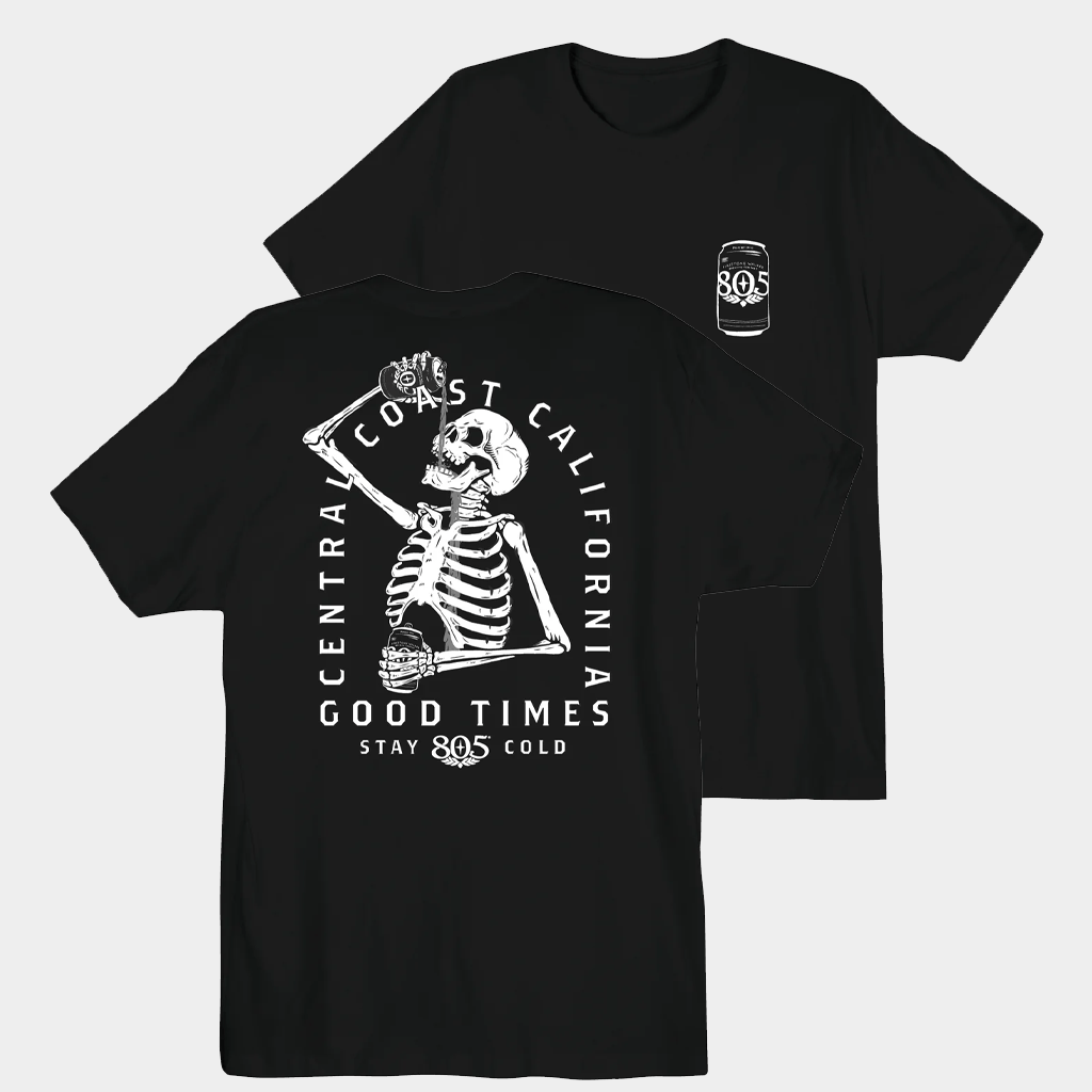 Firestone Walker Merch 805 Can Skeleton T-Shirt Black Unique Gifts For Him - Lily Birch Market