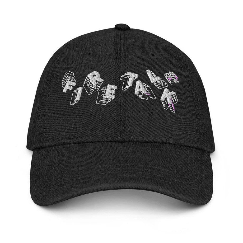 Firetalkrecs Merch Fire Talk Logo Denim Hat Gifts For Your Boyfriend - Lilybirchmarket