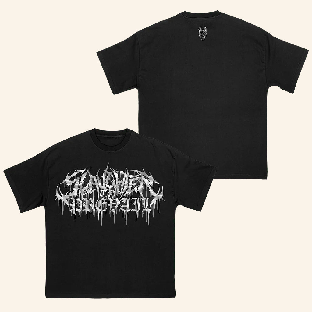 First Blood Merch Slaughter To Prevail Silver Glow T-Shirt Gift Ideas For Him - Lily Birch Market