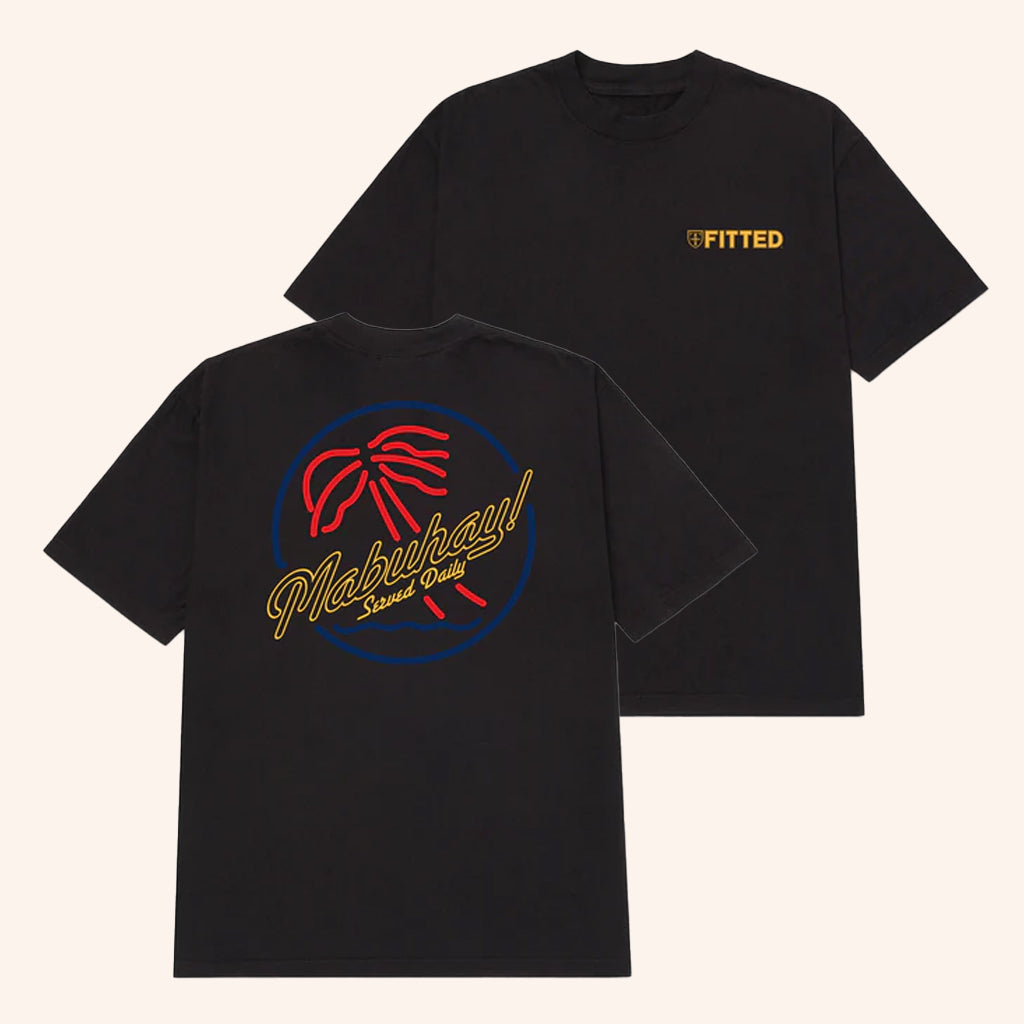 Fitted Hawaii Merch Mabuhay Served Daily T-Shirt Unique Gifts For Dad - Lily Birch Market