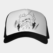 Flim Flam Merch Flim Flam Mutation Black White Trucker Hat Birthday Gift Ideas For Son - Lilybirchmarket
