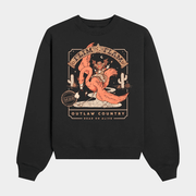Flim Flam Merch Outlaw Country Crewneck Flim Flam Sweatshirt Gift Ideas For Son - Lilybirchmarket