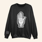 Florence And The Machine Merch Palm Print Sweatshirt Xmas Gifts For Rock Lovers - Lilybirchmarket