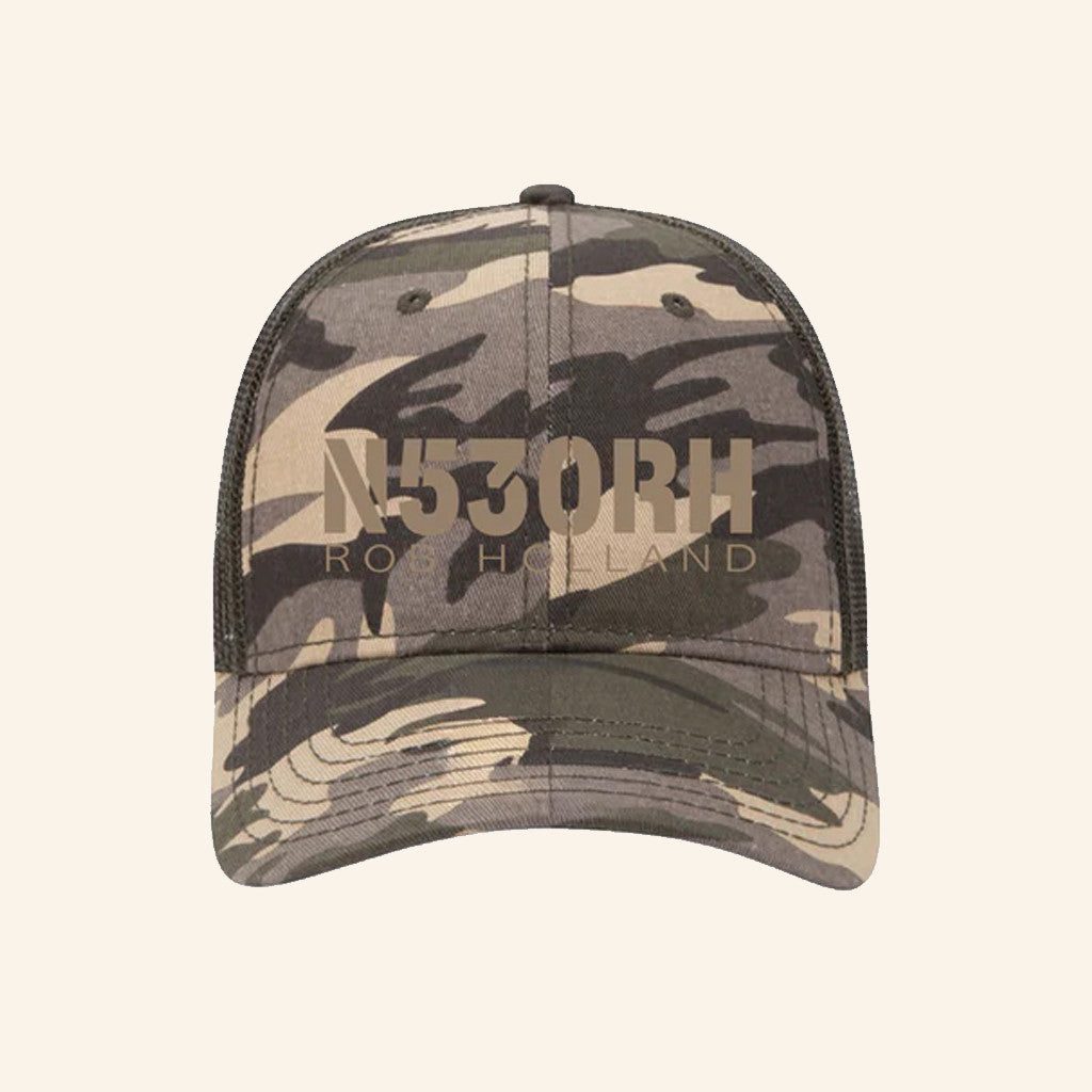 Fly Good Merch N530RH Camo Trucker Hat Christmas Gifts For Dad - Lilybirchmarket