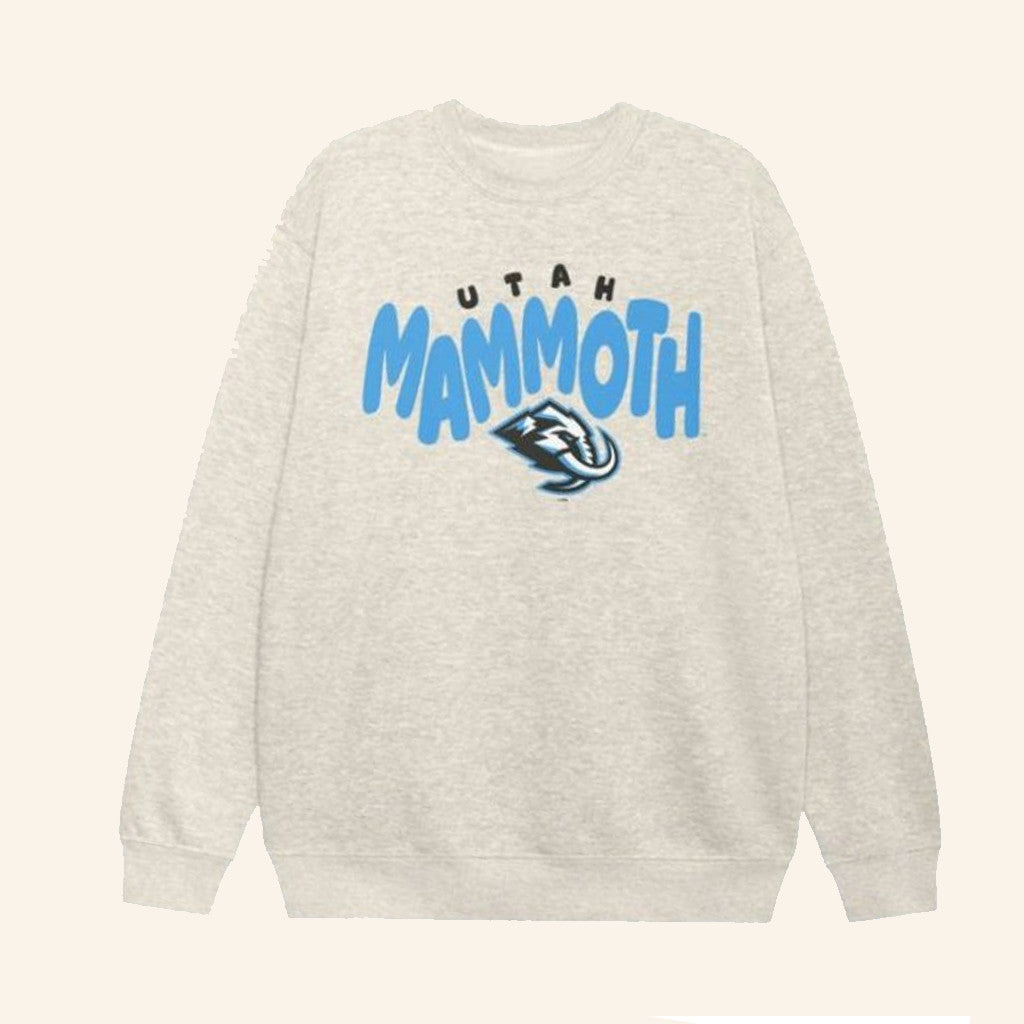 Foco Merch Utah Mammoth Bubble Sweatshirt Presents For Hockey Lovers - Lilybirchmarket