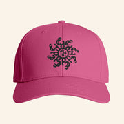 Fontaines DC Merch Spiral Monogram Pink Cap Embroidered Gift Ideas For Wife - Lilybirchmarket