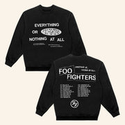 Foo Fighters Merch Everything Or Nothing At All Sweatshirt Gift Ideas For Rock Lovers - Lilybirchmarket