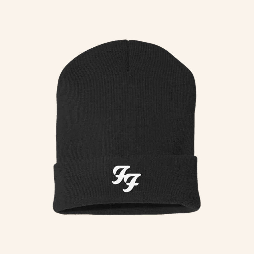 Foo Fighters Merch FF Logo Beanie Gift Ideas For Rock Music Lovers - Lilybirchmarket