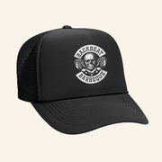 Foo Fighters Merch Skull And Steak Trucker Hat Backbeat BBQ Logo Cap Gift For Brother - Lilybirchmarket