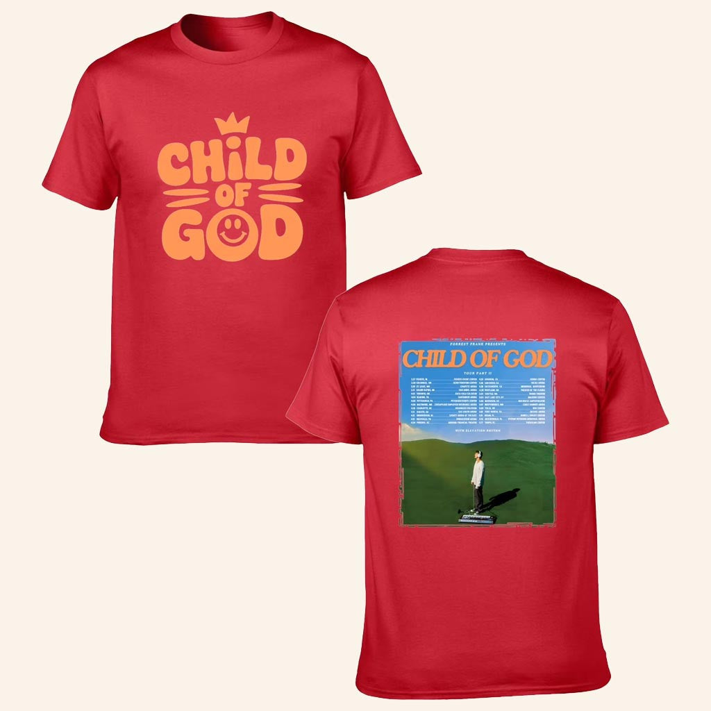 Forrest Frank Merch Child Of God Tour T-Shirt Forrest Frank Tour Merch Music Fan Gifts - Lily Birch Market