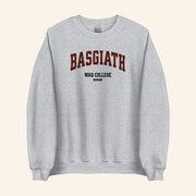 Fourth Wing Merch Basgiath War College Embroidered Sweatshirt Gifts For Him - Lilybirchmarket