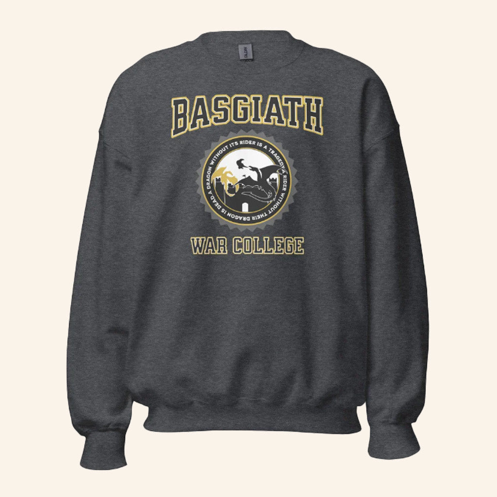 Fourth Wing Merch Basgiath War College Sweatshirt Best Birthday Gift For Husband - Lilybirchmarket