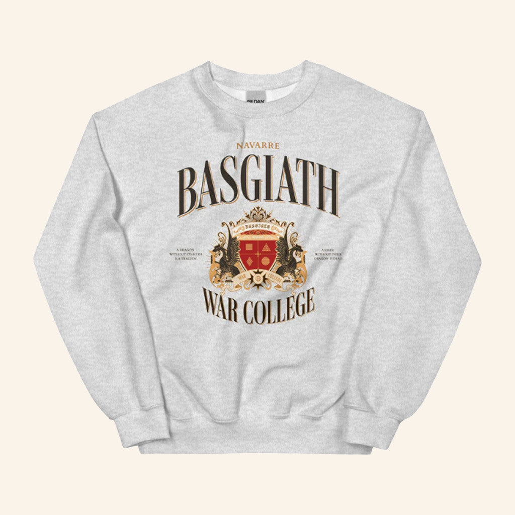 Fourth Wing Merch Basgiath War College Sweatshirt Birthday Gift For Friends - Lilybirchmarket