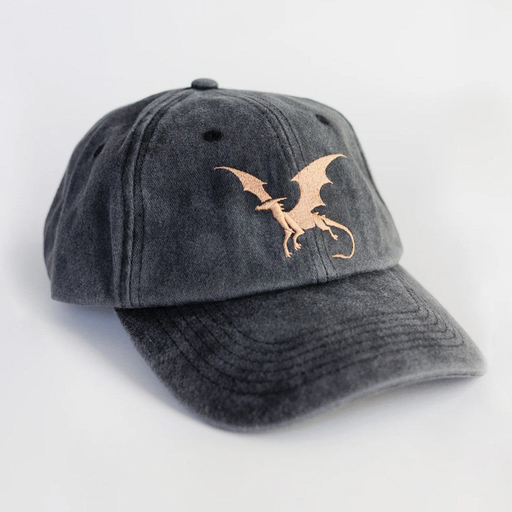 Fourth Wing Merch Dragon Rider Embroidered Hat Birthday Present For Husband - Lilybirchmarket