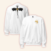 Fourth Wing Merch Violet Sorrengail Dragon Relic Sweatshirt White Best Gifts For Him - Lilybirchmarket