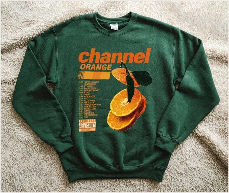 Frank Sweatshirt, Channel Orange Sweatshirt, Frank Shirt, Frank Music Graphic Tee, Unisex T-Shirt, Gift For Fans Gifts For Him - Lilybirchmarket