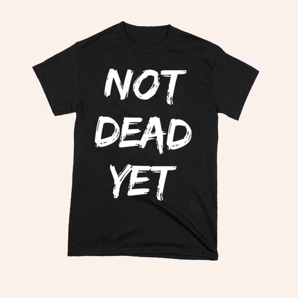 Frank Turner Merch Not Dead Yet T-Shirt Cool Gifts For Music Lovers - Lily Birch Market