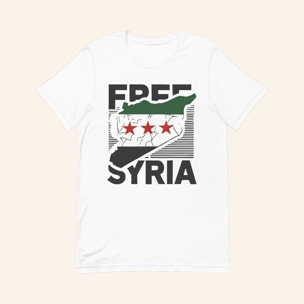 Free Syria T-Shirt Support Syrian Freedom Shirt Syria Pride Apparel Gifts For Friends - Lily Birch Market