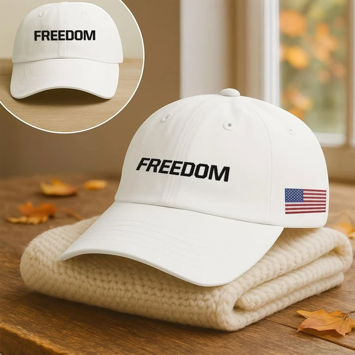 Freedom Charlie Kirk Hat American Flag Baseball Cap Gifts For Trump Lovers - Lilybirchmarket