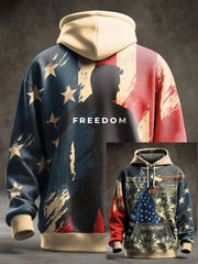Freedom Charlie Kirk Hoodie Support Wear Red On October 14 Day Tribute Patriotic Clothing - Lilybirchmarket