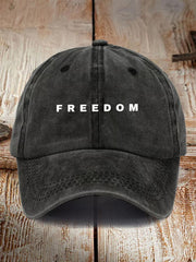Freedom Hat Black Charlie Kirk Shooter Hat Gifts For Patriots - Lilybirchmarket