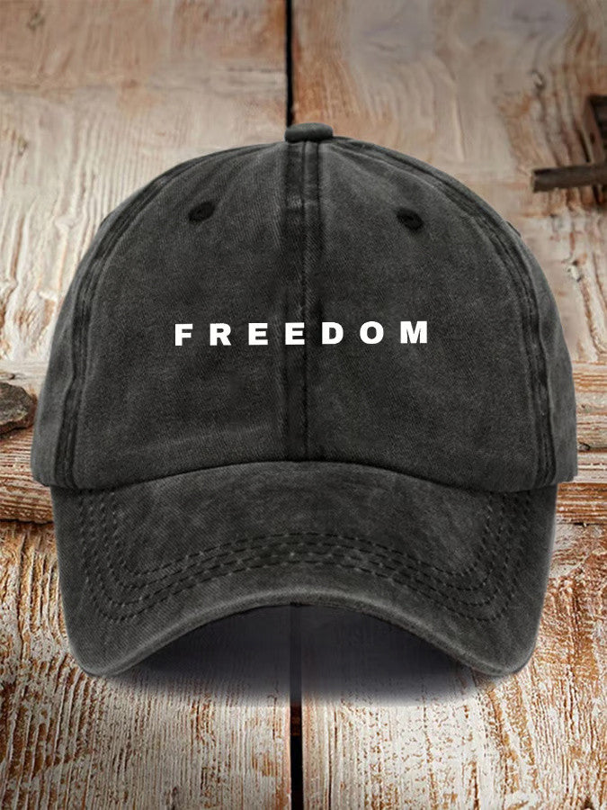 Freedom Hat Black Charlie Kirk Shooter Hat Gifts For Patriots - Lilybirchmarket