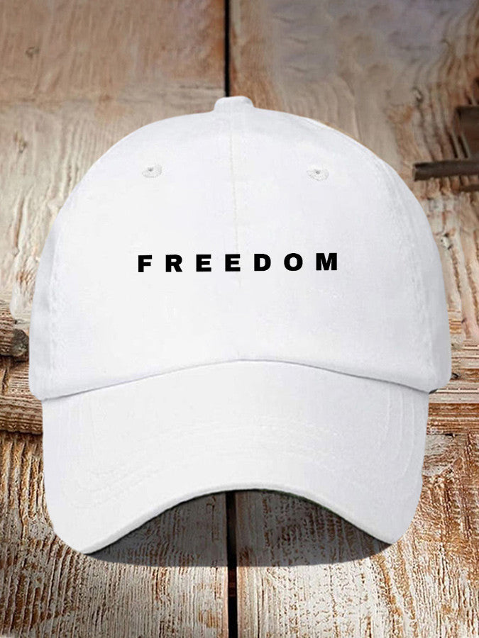 Freedom Hat Charlie Kirk Hat Embroidered Trump MAGA Merch Gifts For Trump Fan - Lilybirchmarket