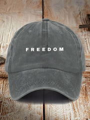 Freedom Hat Grey Charlie Kirk Shooter Hat Gifts For Patriots - Lilybirchmarket