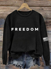 Freedom Sweatshirt Charlie Kirk Sweatshirt Charlie Kirk Shooters Merchandise Gifts For Mom - Lilybirchmarket