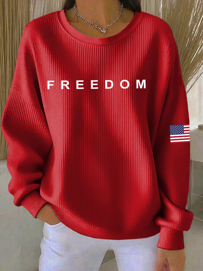 Freedom Sweatshirt Red They Shot The Words Not The Man Sweatshirt Charlie Kirk Shirt - Lilybirchmarket