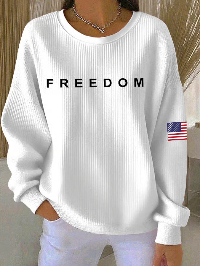 Freedom Sweatshirt White They Shot The Words Not The Man Sweatshirt Charlie Kirk Shirt - Lilybirchmarket