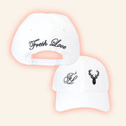 Fresh Love Clothing Merch Signature Hat White Embroidered Gifts For Him - Lilybirchmarket