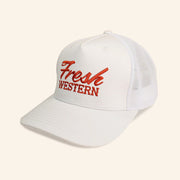 Fresh Western Hat Orange And White Embroidered Hat Gifts For Her - Lilybirchmarket