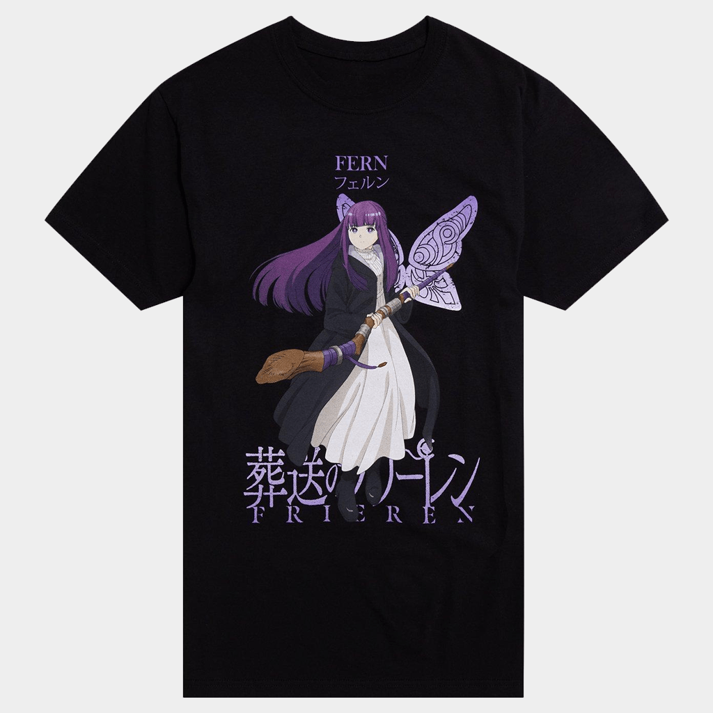 Frieren Merch Frieren Beyond Journey's End Fern Portrait T-Shirt Cool Gifts For Her - Lily Birch Market
