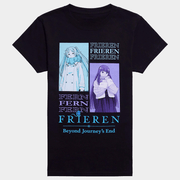Frieren Merch Frieren Beyond Journey's End Frieren And Fern Boyfriend Fit Girls T-Shirt - Lily Birch Market