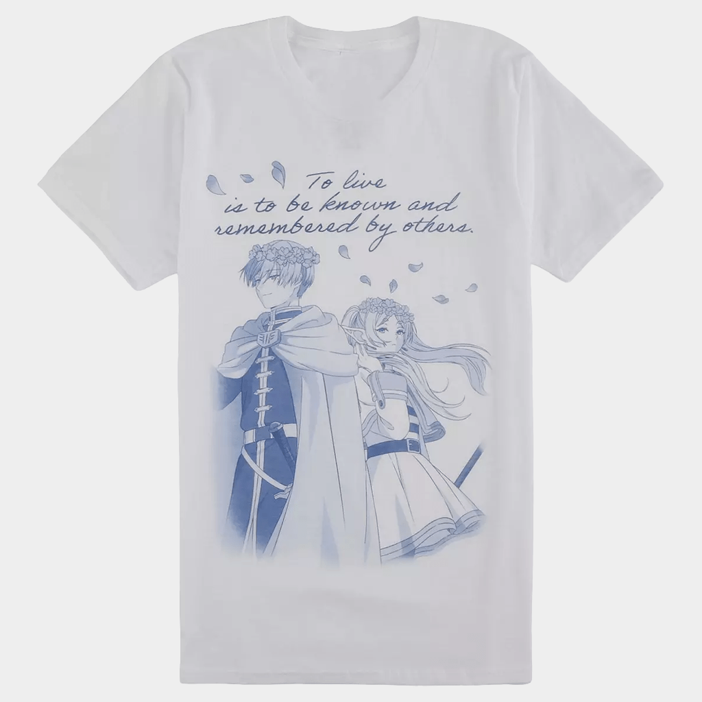 Frieren Merch Frieren Beyond Journey's End Himmel And Frieren Quote Blue T-Shirt Gifts For BFF - Lily Birch Market
