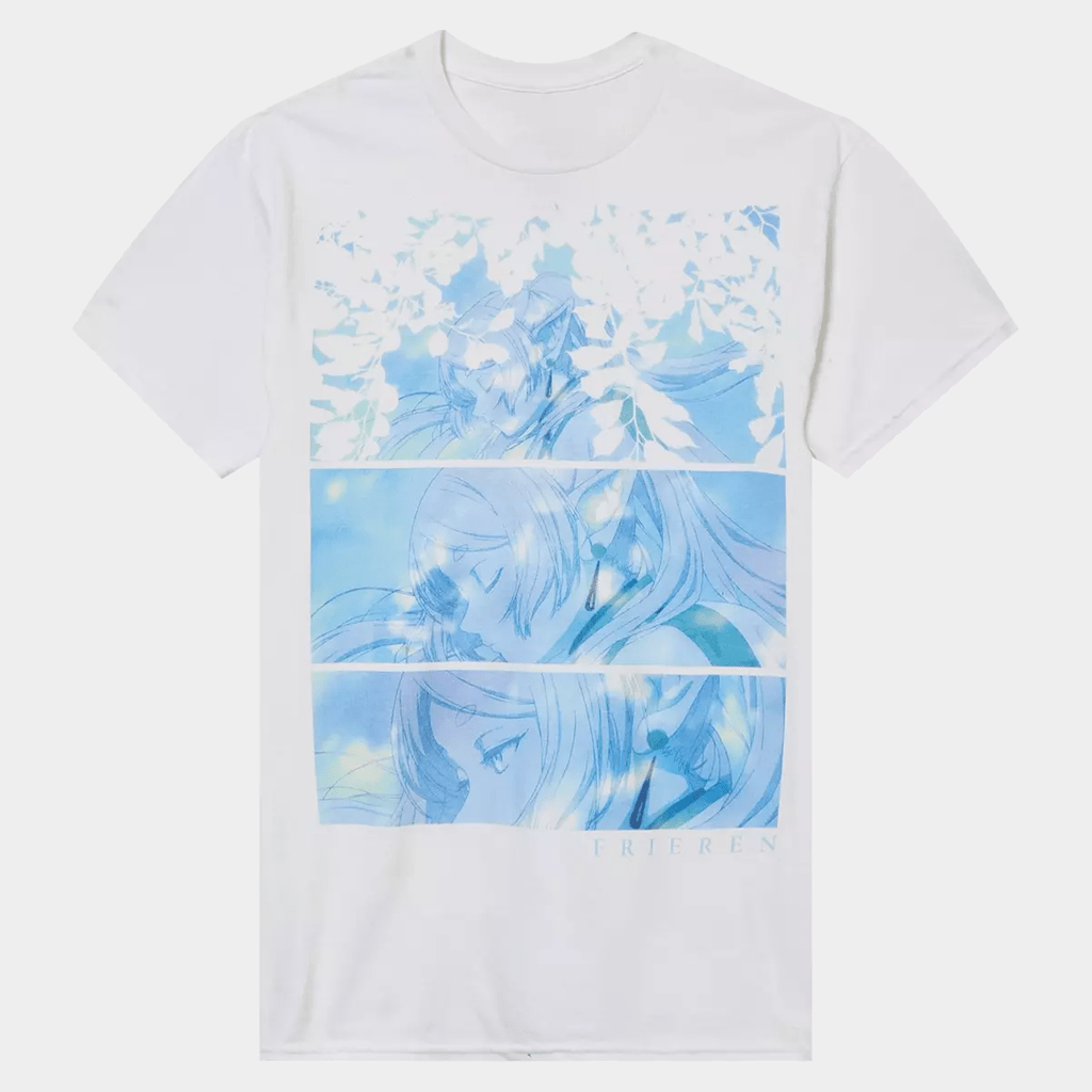 Frieren Merch Frieren Beyond Journey's End Nap Panels T-Shirt Gifts For Girlfriend - Lily Birch Market