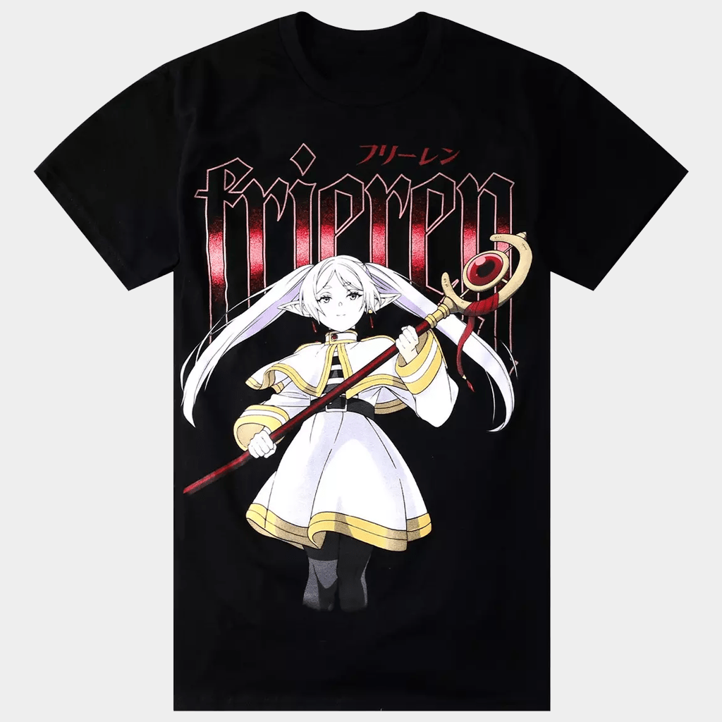 Frieren Merch Frieren Beyond Journey's End Portrait T-Shirt Good Gifts For Sister - Lily Birch Market
