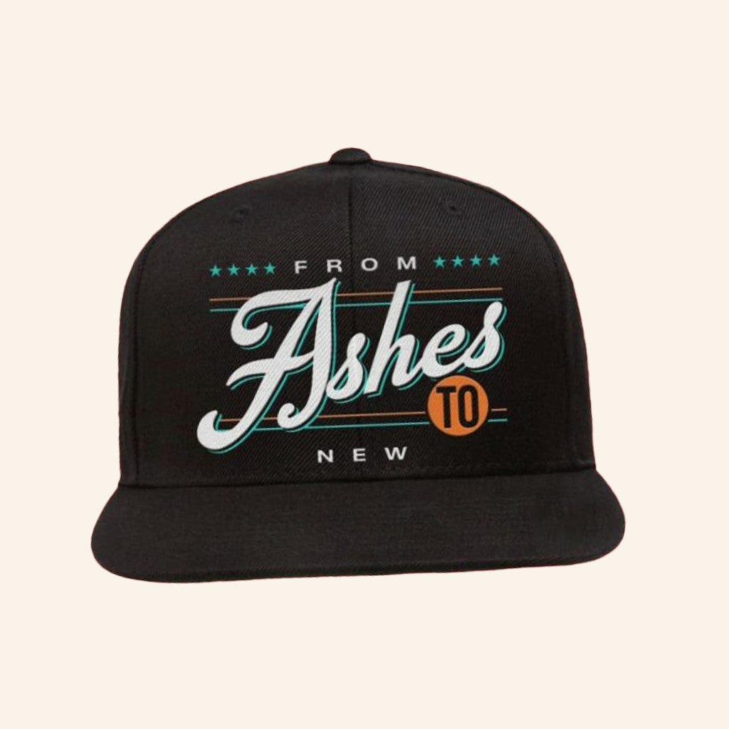 From Ashes to New Merch Retro Snapback Hat Christmas Gift Ideas For Rock Lovers - Lilybirchmarket