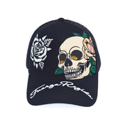 Fuerza Regida Merch Skull FR Trucker Hat Gift Ideas For Husband - Lilybirchmarket