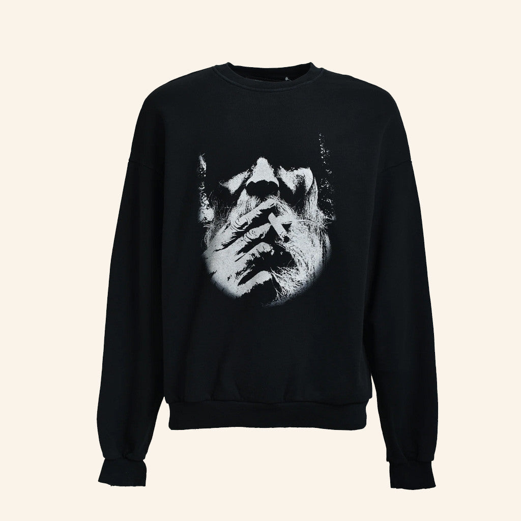 Fujimoto Fujimoto Merch Fuji Smoker Sweatshirt Christmas Gift Ideas For Him - Lilybirchmarket
