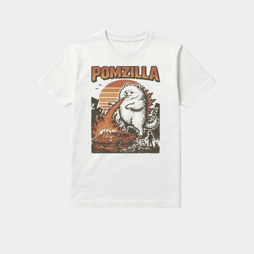 Funny Pomeranian Godzilla Shirt Birthday Present For Sister - Lily Birch Market