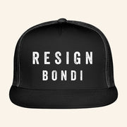 Funnymike Merch Resign Bondi Trucker Hat Snapback Gifts For Dudes - Lilybirchmarket