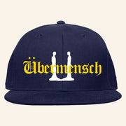 G Dragon Merch Ubermensch Structured Snapback Hat Navy Gifts For Fans - Lilybirchmarket