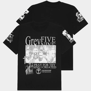 G59 Merch Black G59 Confessional T-Shirt Grey Five Nine Shirt Pray For Thy Sins I Created - Lily Birch Market